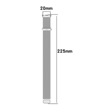 For Xiaomi Smart Band 9 Pro / 8 Pro Milan Magnetic Steel Mesh Watch Band(Gold) - Watch Bands by buy2fix | Online Shopping UK | buy2fix