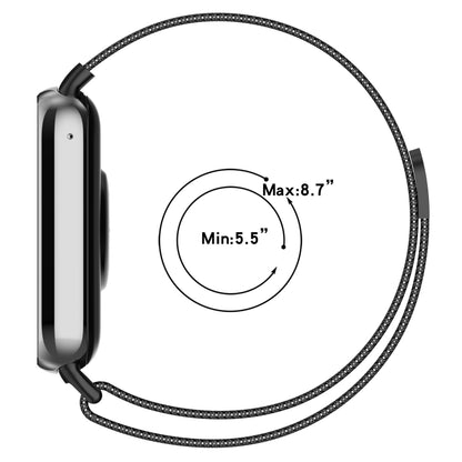 For Xiaomi Smart Band 9 Pro / 8 Pro Milan Magnetic Steel Mesh Watch Band(Starlight Color) - Watch Bands by buy2fix | Online Shopping UK | buy2fix
