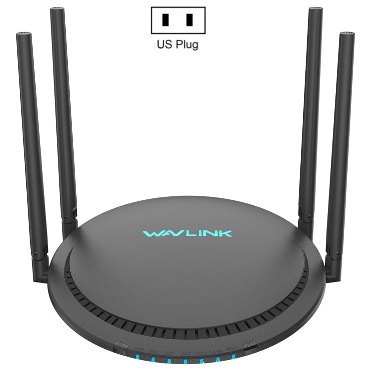WAVLINK WN531P3 WAN / LAN Port Signal Booster Wireless Repeater AC1200 Wireless Routers, Plug:US Plug by buy2fix