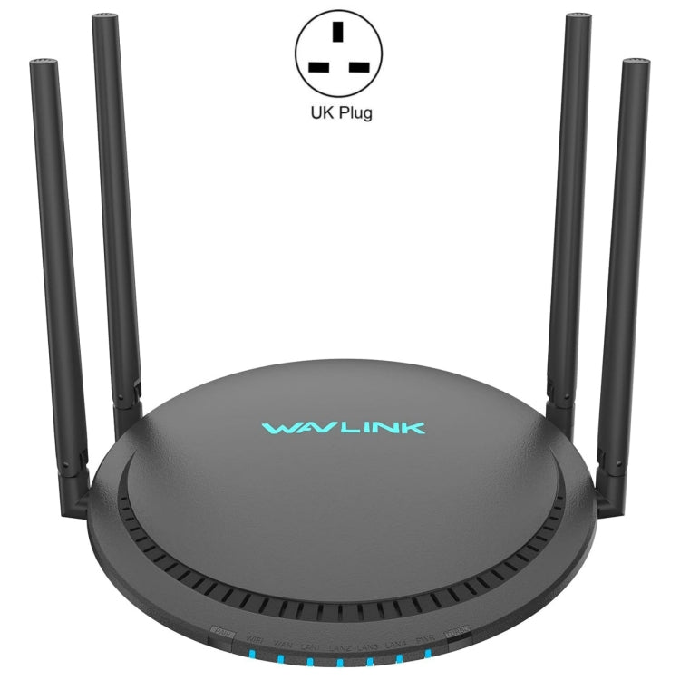 WAVLINK WN531P3 WAN / LAN Port Signal Booster Wireless Repeater AC1200 Wireless Routers, Plug:UK Plug by buy2fix