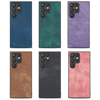 For Samsung Galaxy S25 5G Vintage Leather PC Back Cover Phone Case(Brown) by buy2fix