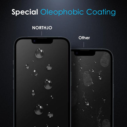 For iPhone 16e NORTHJO A++ Screen Protector Tempered Glass Film(Clear) - iPhone 16e Tempered Glass by NORTHJO | Online Shopping UK | buy2fix
