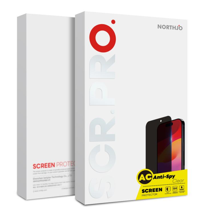 For iPhone Air NORTHJO A++ 0.3mm 28 Degree Privacy Screen Tempered Glass Film - iPhone Air Tempered Glass by NORTHJO | Online Shopping UK | buy2fix