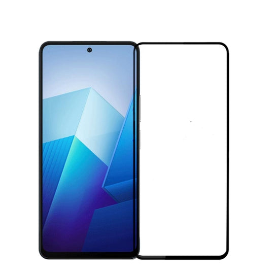 For vivo iQOO Z8X PINWUYO 9H 2.5D Full Screen Tempered Glass Film(Black)