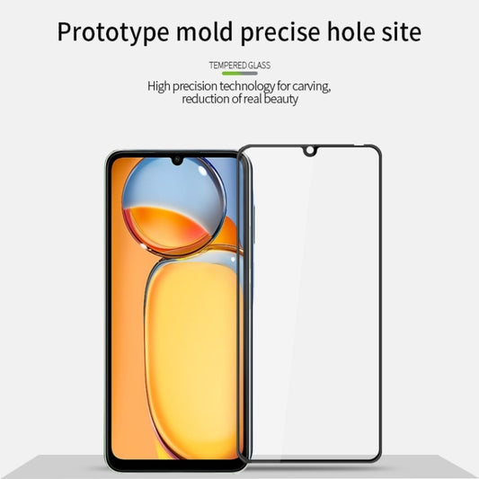 For Xiaomi Redmi 13C 4G / 5G PINWUYO 9H 3D  Full Screen Explosion-proof Tempered Glass Film(Black) -  by PINWUYO | Online Shopping UK | buy2fix