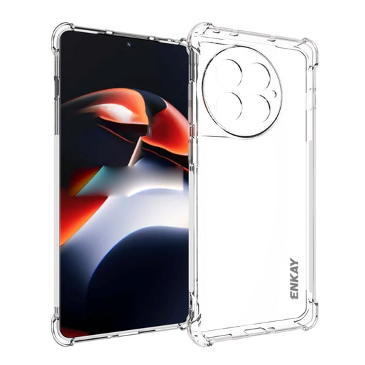 For OnePlus Ace 2 Pro ENKAY Hat-Prince Transparent TPU Shockproof Phone Case - OnePlus Cases by ENKAY | Online Shopping UK | buy2fix