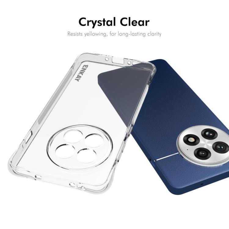 For OnePlus Ace 5 / 5 Pro ENKAY Hat-Prince Transparent TPU Shockproof Phone Case - Ace 5 Cases by ENKAY | Online Shopping UK | buy2fix