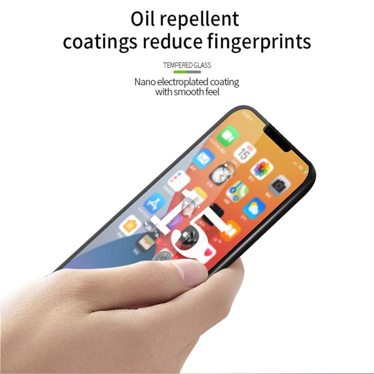 For iPhone 15 Pro MOFI 9H 3D Explosion-proof Curved Screen Tempered Glass Film(Black) - iPhone 15 Pro Tempered Glass by MOFI | Online Shopping UK | buy2fix