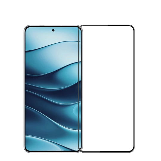 For Xiaomi Redmi Note 14 5G MOFI 9H 3D Explosion-proof Curved Screen Tempered Glass Film(Black)