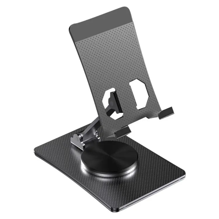 Aluminum Alloy Adjustable Folding Desktop Phone Holder(Gray) - Desktop Holder by buy2fix | Online Shopping UK | buy2fix