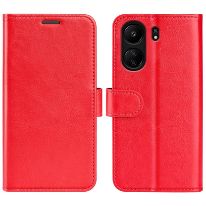 For Xiaomi Redmi 13C 4G R64 Texture Horizontal Flip Leather Phone Case(Red) by buy2fix