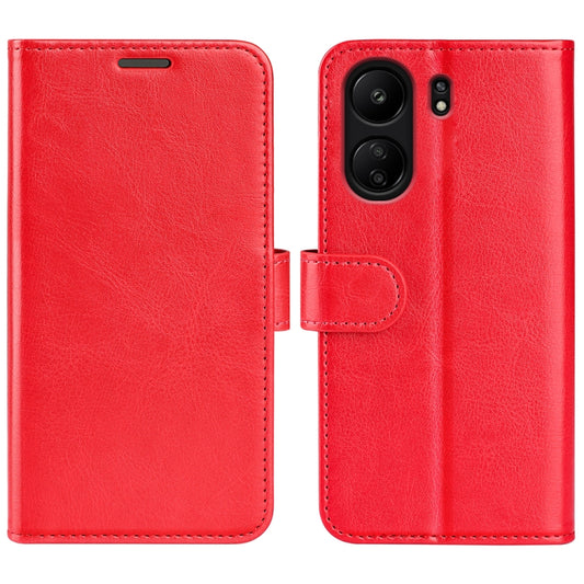 For Xiaomi Redmi 13C 4G R64 Texture Horizontal Flip Leather Phone Case(Red) by buy2fix