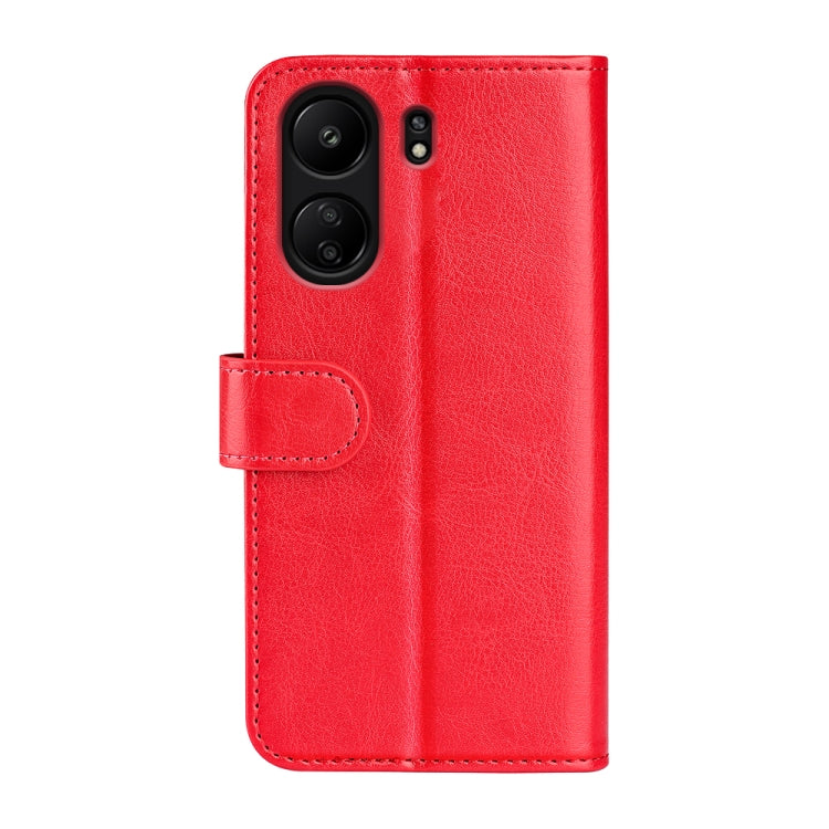 For Xiaomi Redmi 13C 4G R64 Texture Horizontal Flip Leather Phone Case(Red) by buy2fix