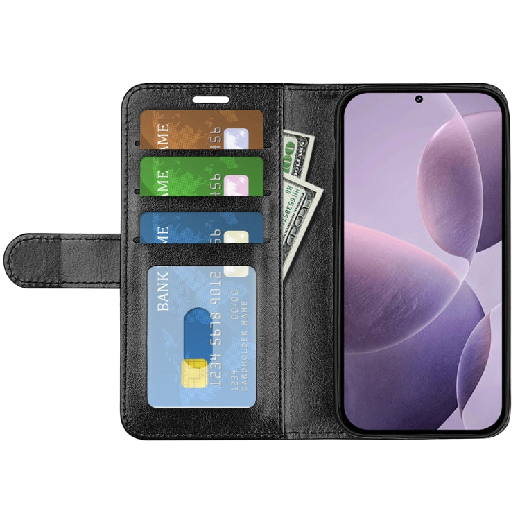 For Xiaomi Redmi K70 R64 Texture Horizontal Flip Leather Phone Case(Black) by buy2fix