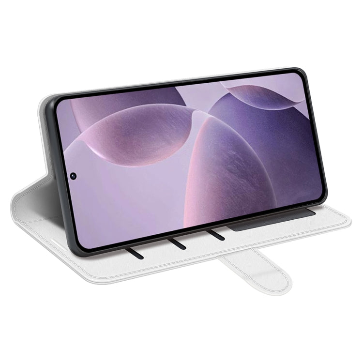 For Xiaomi Redmi K70 R64 Texture Horizontal Flip Leather Phone Case(White) by buy2fix