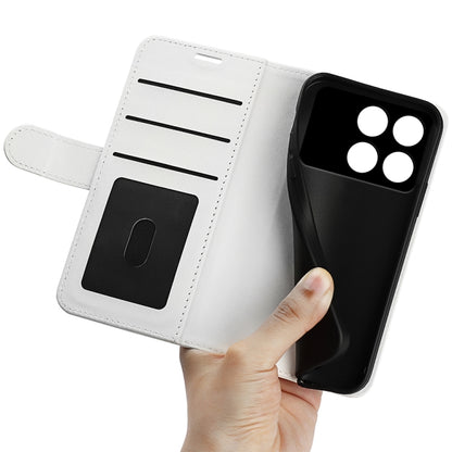 For Xiaomi Redmi K70 R64 Texture Horizontal Flip Leather Phone Case(White) by buy2fix