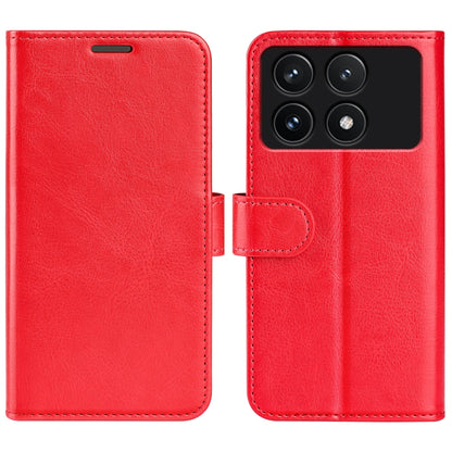 For Xiaomi Redmi K70 R64 Texture Horizontal Flip Leather Phone Case(Red) by buy2fix