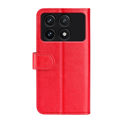 For Xiaomi Redmi K70 R64 Texture Horizontal Flip Leather Phone Case(Red) by buy2fix