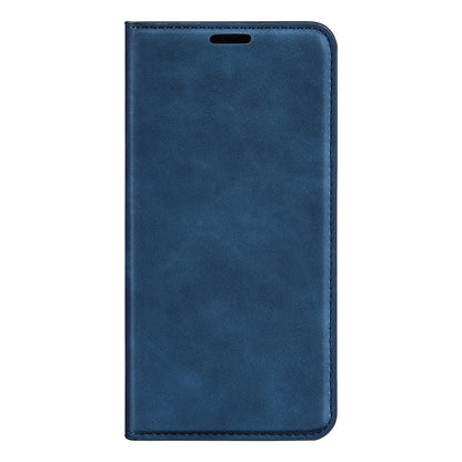 For Xiaomi Redmi K70 Retro-skin Magnetic Suction Leather Phone Case(Dark Blue) by buy2fix