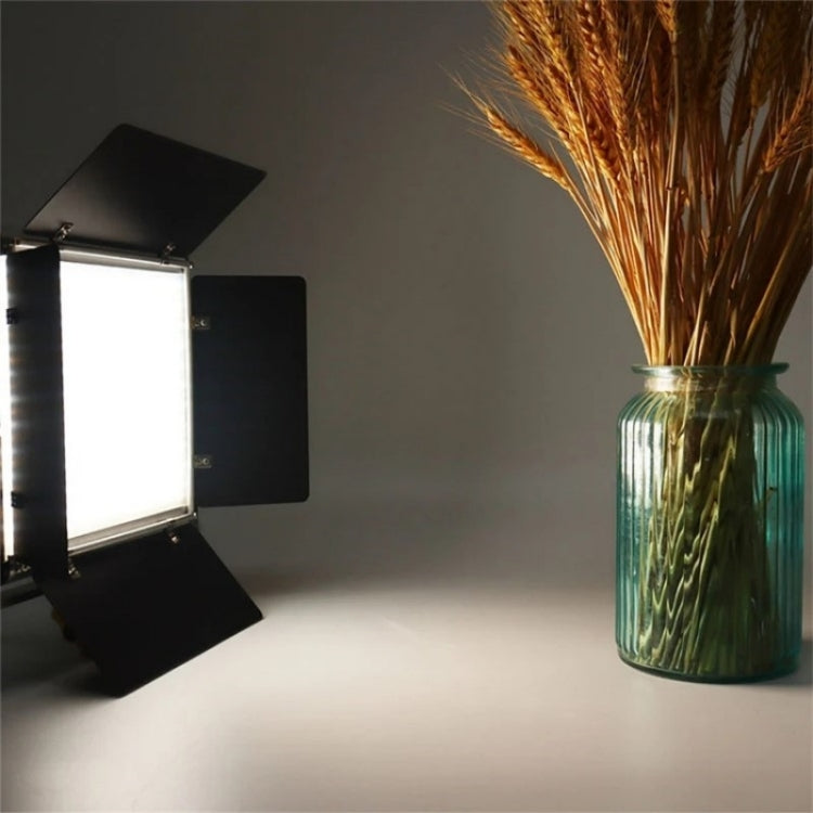 VLOGLITE W660S For Video Film Recording 3200-5600K Lighting LED Video Light with Tripod, Plug:EU Plug by VLOGLITE