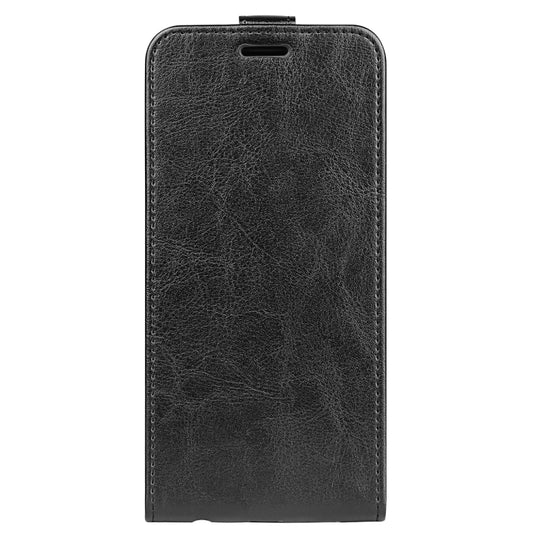For Xiaomi Redmi Note 13 Pro+ R64 Texture Single Vertical Flip Leather Phone Case(Black) - Xiaomi Cases by buy2fix | Online Shopping UK | buy2fix