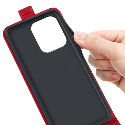For Xiaomi Redmi Note 13 4G R64 Texture Single Vertical Flip Leather Phone Case(Red) - Xiaomi Cases by buy2fix | Online Shopping UK | buy2fix