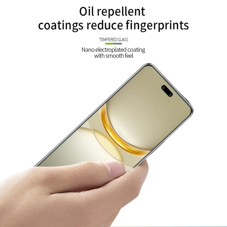 For Huawei nova 12 Pro / 12 Ultra MOFI 9H 3D Hot Bending Tempered Glass Film(Black) - Huawei Tempered Glass by MOFI | Online Shopping UK | buy2fix