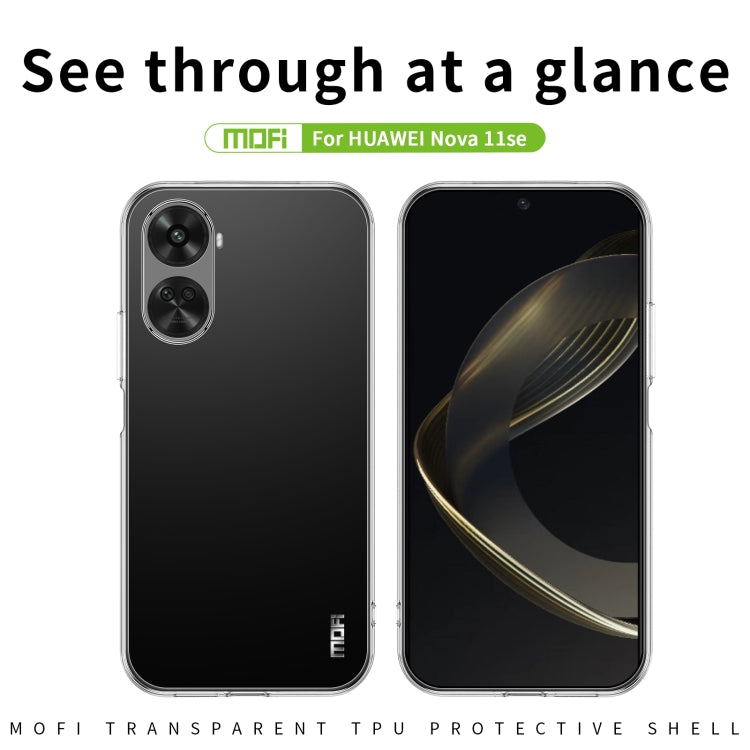 For Huawei nova 11 SE MOFI Ming Series Ultra-thin TPU Phone Case(Transparent) - Huawei Cases by MOFI | Online Shopping UK | buy2fix