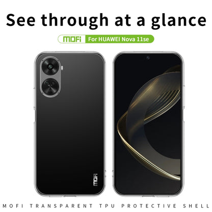 For Huawei nova 11 SE MOFI Ming Series Ultra-thin TPU Phone Case(Transparent) - Huawei Cases by MOFI | Online Shopping UK | buy2fix