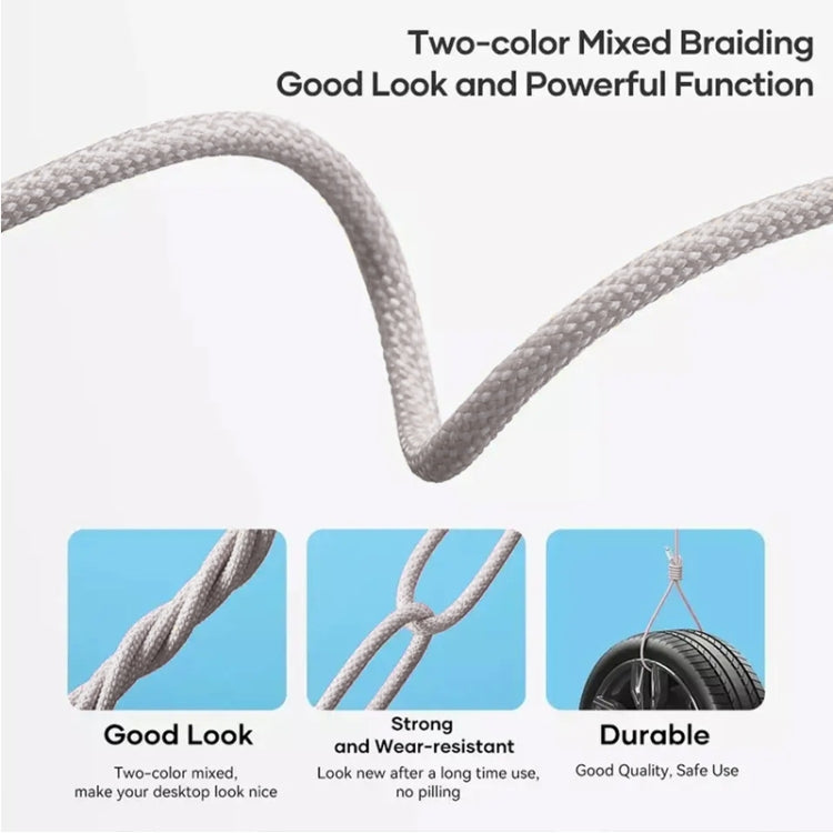 XJ-98 1m 35W USB-C / Type-C to USB-C Fast Charging Data Cable by buy2fix