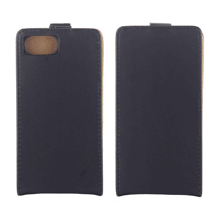 For iPhone 16e Vertical Flip Leather Phone Case with Card Slot(Black) - iPhone 16e Cases by buy2fix | Online Shopping UK | buy2fix