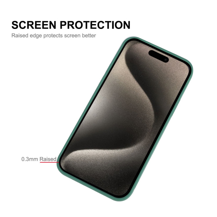 For iPhone 15 Pro ENKAY Liquid Silicone Soft Shockproof Phone Case(Purple) - iPhone 15 Pro Cases by ENKAY | Online Shopping UK | buy2fix