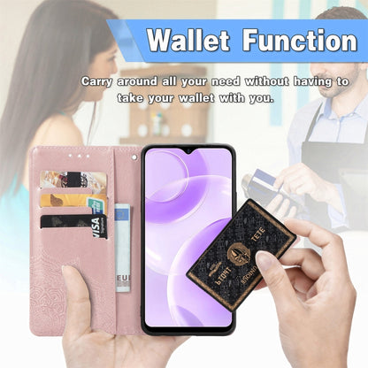 For Ulefone Note 15 Mandala Flower Embossed Leather Phone Case(Black) by buy2fix