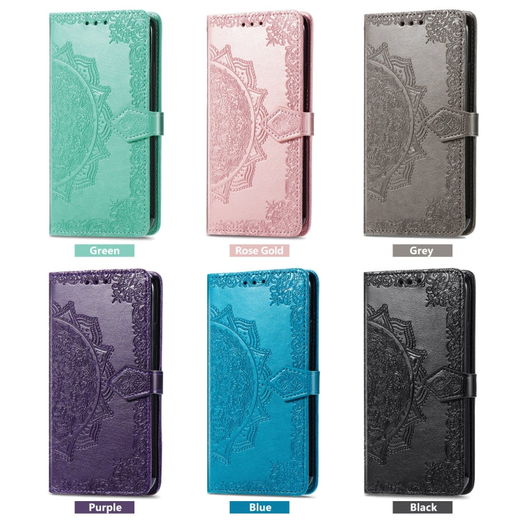 For Ulefone Note 15 Mandala Flower Embossed Leather Phone Case(Black) by buy2fix