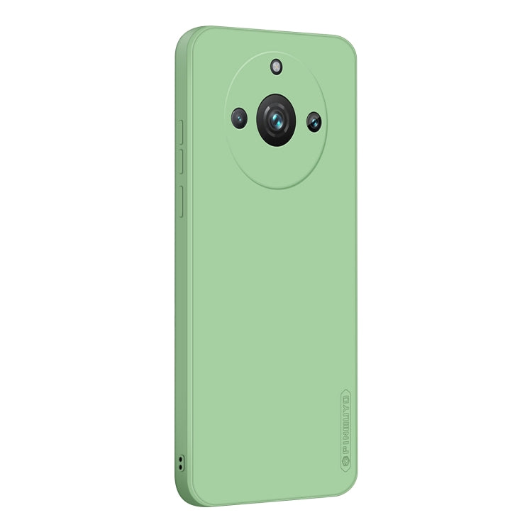 For Realme 11Pro / 11 Pro+ PINWUYO Sense Series Liquid Silicone TPU Phone Case(Green) - Realme Cases by PINWUYO | Online Shopping UK | buy2fix