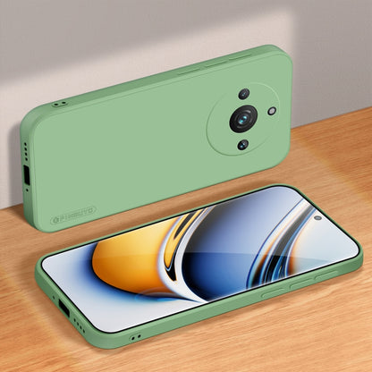 For Realme 11Pro / 11 Pro+ PINWUYO Sense Series Liquid Silicone TPU Phone Case(Green) - Realme Cases by PINWUYO | Online Shopping UK | buy2fix