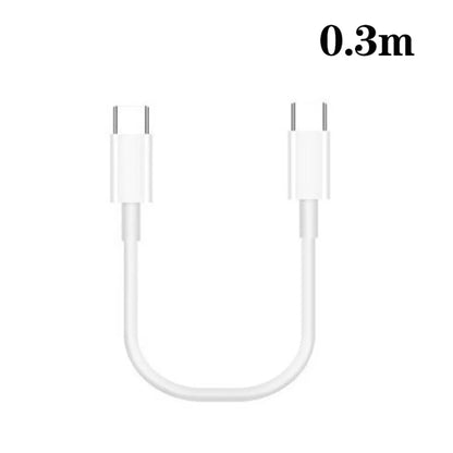 XJ-97 60W 3A USB-C / Type-C to Type-C Fast Charging Data Cable, Cable Length:0.3m by buy2fix