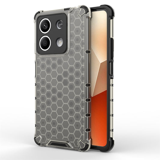 For Redmi Note 13 Shockproof Honeycomb Phone Case(Black) - Xiaomi Cases by buy2fix | Online Shopping UK | buy2fix