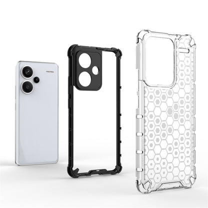 For Redmi Note 13 Pro+ Shockproof Honeycomb Phone Case(Blue) - Xiaomi Cases by buy2fix | Online Shopping UK | buy2fix