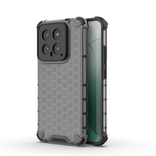 For Xiaomi 14 Shockproof Honeycomb Phone Case(Black) - Xiaomi Cases by buy2fix | Online Shopping UK | buy2fix