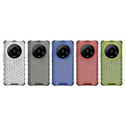 For Xiaomi 14 Ultra Shockproof Honeycomb Phone Case(Blue) - Xiaomi 14 Ultra Cases by buy2fix | Online Shopping UK | buy2fix