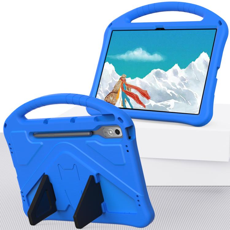 For Lenovo Xiaoxin Pad Pro 12.7 2025 EVA Shockproof Tablet Case with Holder(Blue) - Lenovo by buy2fix | Online Shopping UK | buy2fix