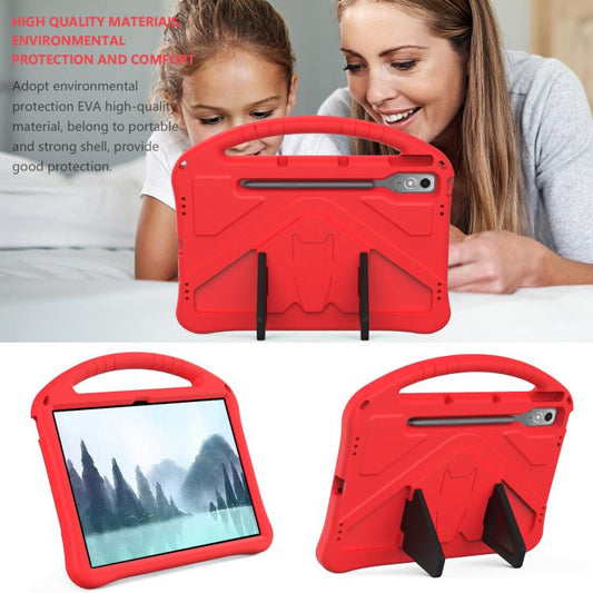 For Lenovo Xiaoxin Pad Pro 12.7 2025 EVA Shockproof Tablet Case with Holder(Red) - Lenovo by buy2fix | Online Shopping UK | buy2fix