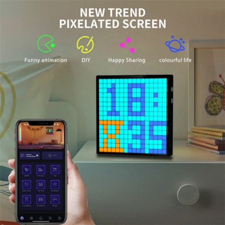 ID16 Advertising IDM Art Cyberpunk Style Cartoon Screen Fun Dynamic Desktop Pixel Screen - LED Billboard by buy2fix | Online Shopping UK | buy2fix