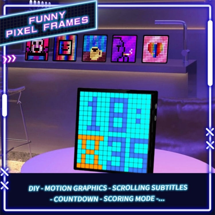 ID16 Advertising IDM Art Cyberpunk Style Cartoon Screen Fun Dynamic Desktop Pixel Screen - LED Billboard by buy2fix | Online Shopping UK | buy2fix