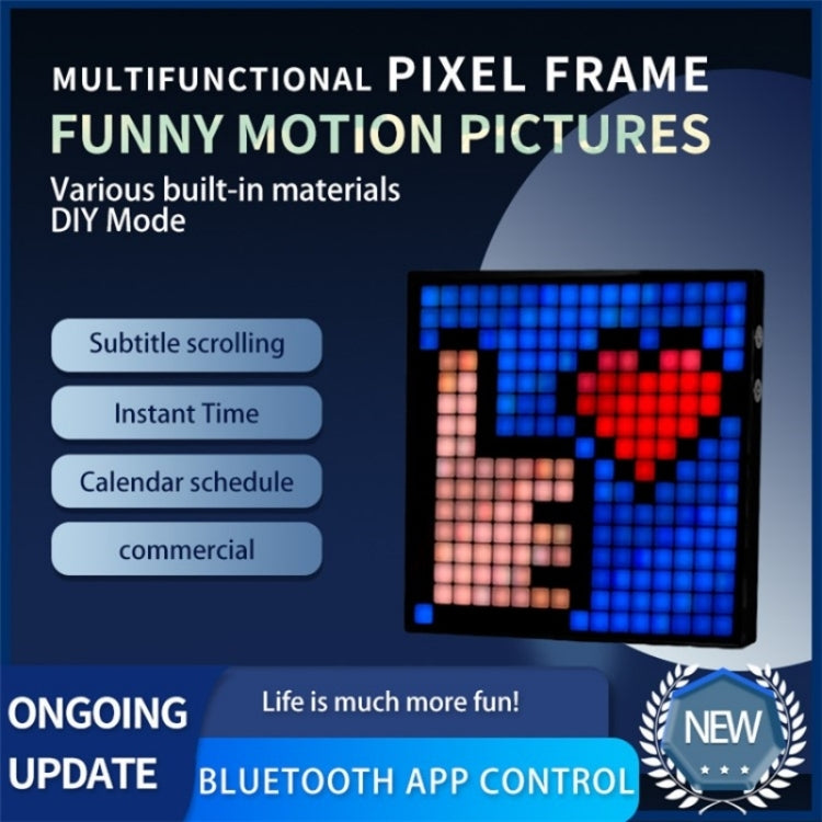 ID16 Advertising IDM Art Cyberpunk Style Cartoon Screen Fun Dynamic Desktop Pixel Screen - LED Billboard by buy2fix | Online Shopping UK | buy2fix