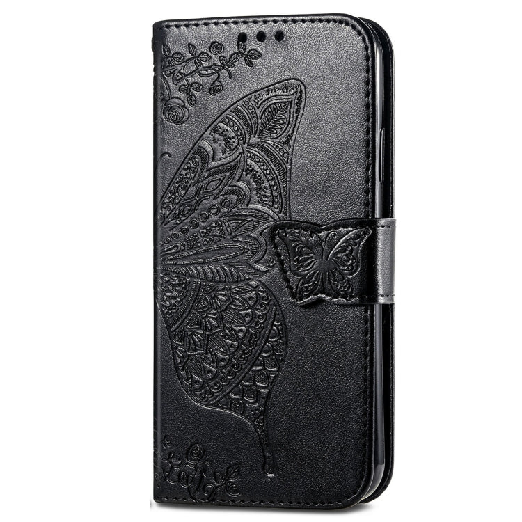 For Xiaomi Redmi K70 Butterfly Love Flower Embossed Leather Phone Case(Black) by buy2fix