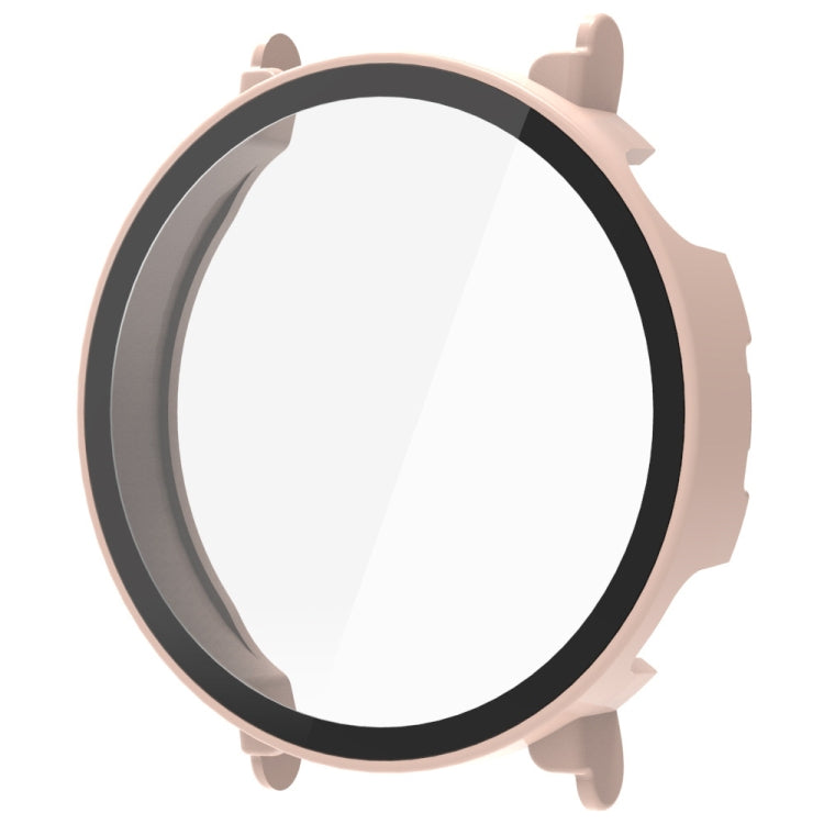 For Huawei Watch GT 4 46mm PC + Tempered Film Integrated Watch Protective Case(Pink) by buy2fix