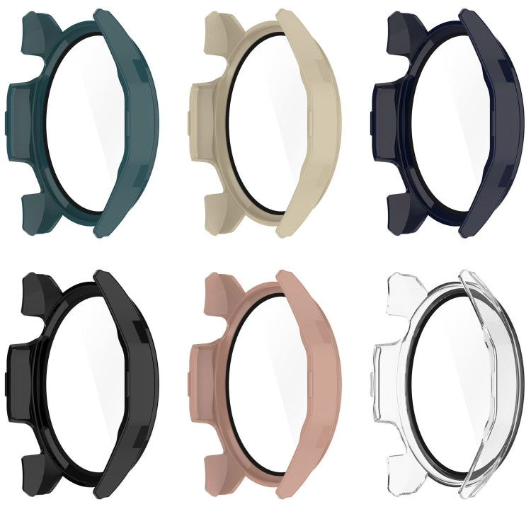 For Huawei Watch GT 4 46mm PC + Tempered Film Integrated Watch Protective Case(Pink) by buy2fix