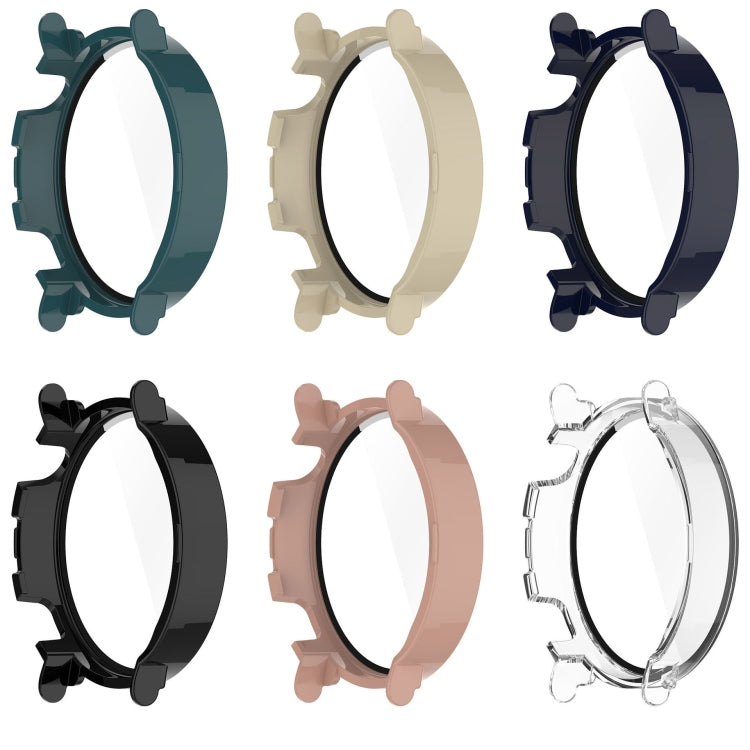 For Huawei Watch GT 4 41mm PC + Tempered Film Integrated Watch Protective Case(Pink) by buy2fix